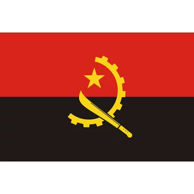 Angola zászlaja 90x150cm