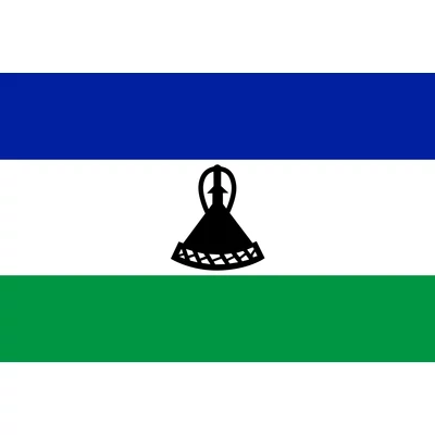 Lesotho zászlaja 100x200cm