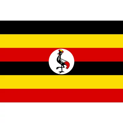 Uganda zászlaja 90x150cm