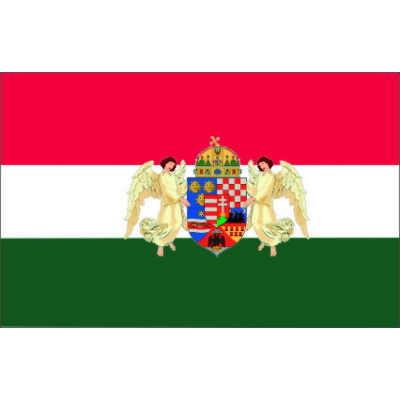 Nemzeti zászló angyalos címerrel  90x150cm