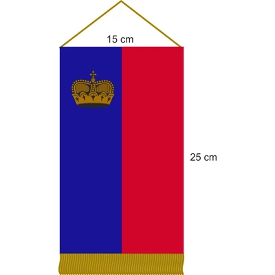 Liechtenstein  asztali zászló
