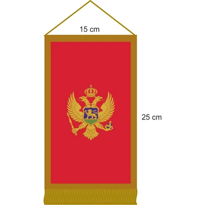 Montenegró asztali zászló
