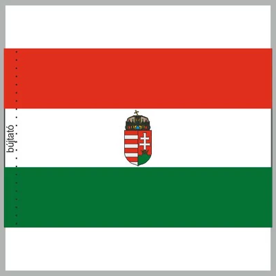 Nemzeti címeres zászló 90x150 cm